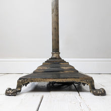 Load image into Gallery viewer, Silvered Brass Standard Lamp
