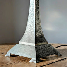 Load image into Gallery viewer, Arts &amp; Crafts Pewter Desk Lamp

