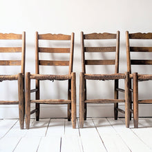 Load image into Gallery viewer, Set Of Gordon Russell Rush Seated Chairs
