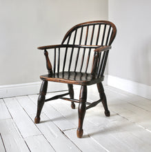 Load image into Gallery viewer, English Low Stick-Back Windsor Armchair
