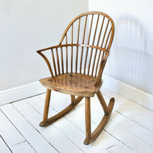 Load image into Gallery viewer, English Hoop-Back Rocking Chair
