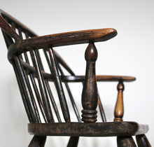 Load image into Gallery viewer, English Low Stick-Back Windsor Armchair
